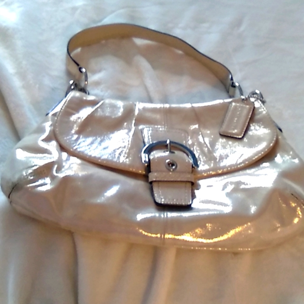 NWOT Coach bag in champagne 🍾!